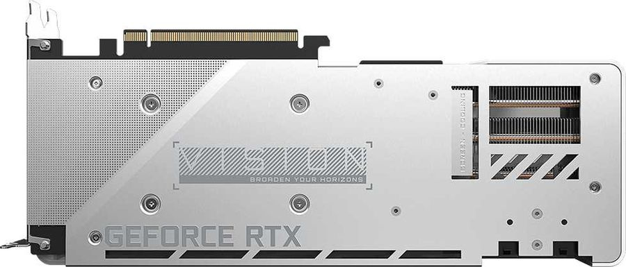 Видеокарта Gigabyte PCI-E 4.0 GV-N3070VISION OC-8GD 2.0 LHR NVIDIA GeForce RTX 3070 8192Mb 256 GDDR6 1815/14000 HDMIx2 DPx2 HDCP Ret — фото 2