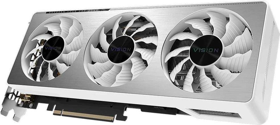 Видеокарта Gigabyte PCI-E 4.0 GV-N3070VISION OC-8GD 2.0 LHR NVIDIA GeForce RTX 3070 8192Mb 256 GDDR6 1815/14000 HDMIx2 DPx2 HDCP Ret — фото 4