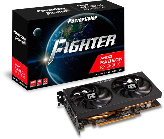Видеокарта PowerColor PCI-E 4.0 AXRX 6600 8GBD6-3DH AMD Radeon RX 6600 8192Mb 128 GDDR6 2044/14000 HDMIx1 DPx3 HDCP Ret — фото 4