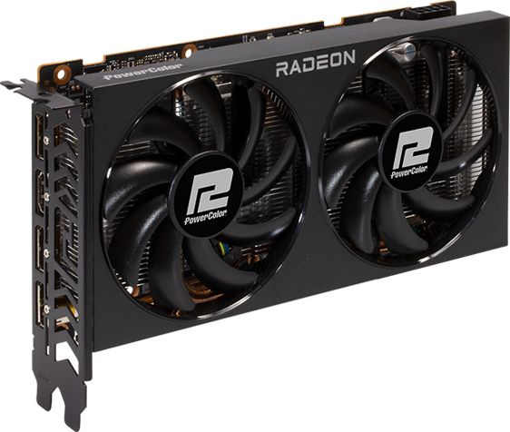 Видеокарта PowerColor PCI-E 4.0 AXRX 6600 8GBD6-3DH AMD Radeon RX 6600 8192Mb 128 GDDR6 2044/14000 HDMIx1 DPx3 HDCP Ret — фото 6
