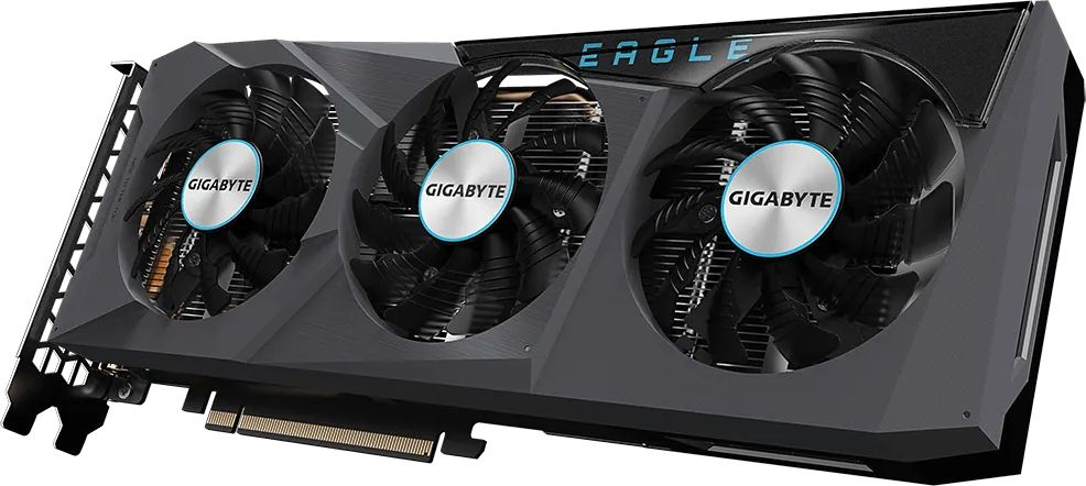 Видеокарта Gigabyte PCI-E 4.0 GV-R66EAGLE-8GD AMD Radeon RX 6600 8192Mb 128 GDDR6 2044/14000 HDMIx2 DPx2 HDCP Ret — фото 4