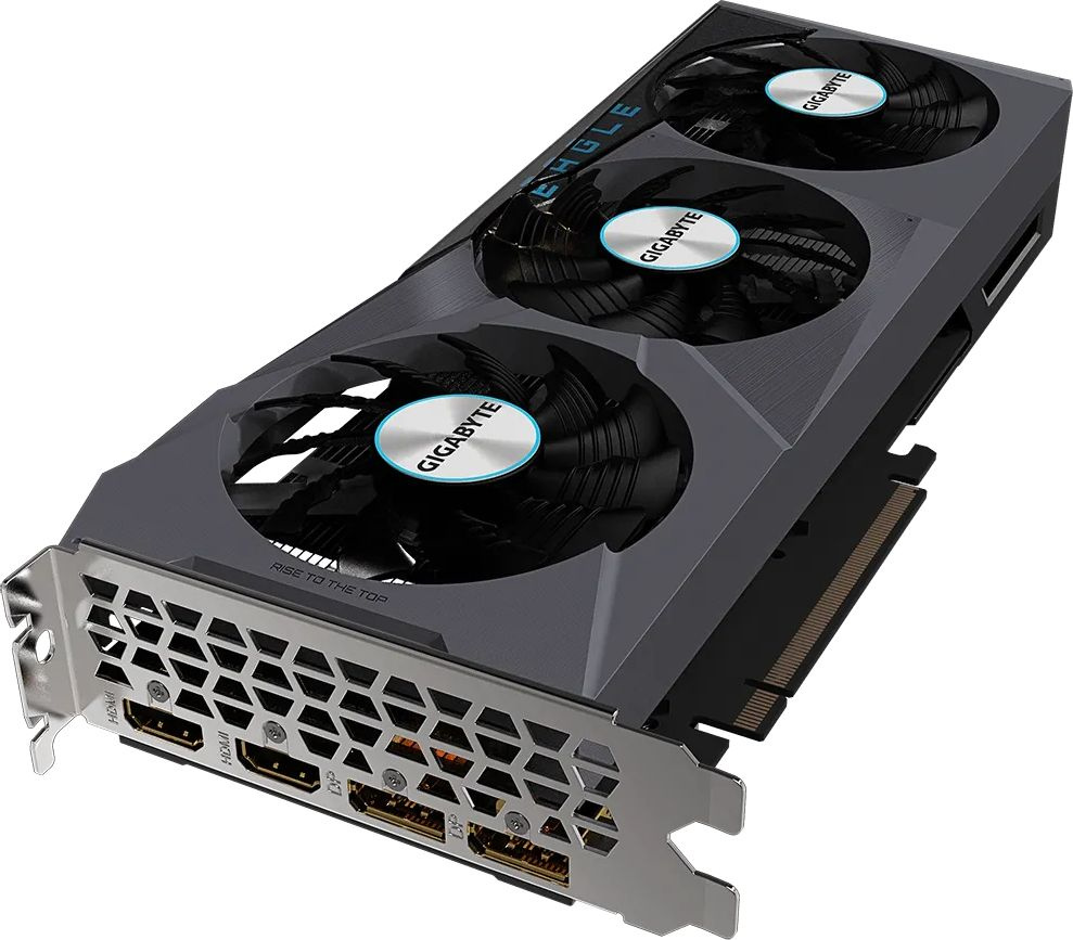 Видеокарта Gigabyte PCI-E 4.0 GV-R66EAGLE-8GD AMD Radeon RX 6600 8192Mb 128 GDDR6 2044/14000 HDMIx2 DPx2 HDCP Ret — фото 3