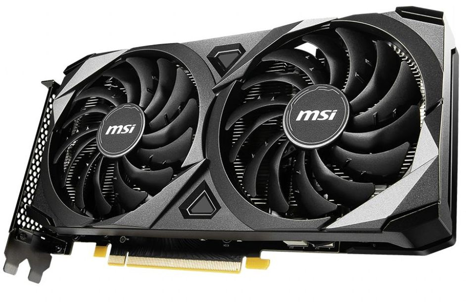 Видеокарта MSI PCI-E 4.0 RTX 3060 Ti VENTUS 2X 8G V1 LHR RU NVIDIA GeForce RTX 3060Ti 8192Mb 256 GDDR6 1665/14000 HDMIx1 DPx3 HDCP Ret — фото 2