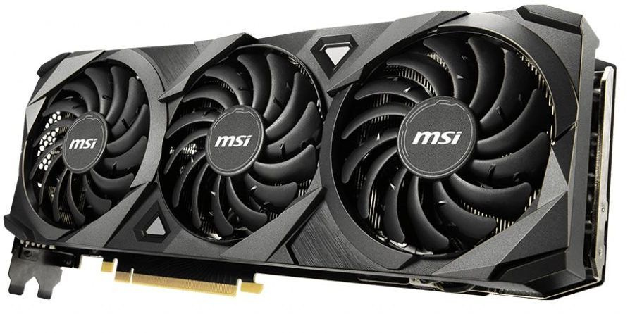 Видеокарта MSI PCI-E 4.0 RTX 3080 VENTUS 3X PLUS 10G OC LHR RU NVIDIA GeForce RTX 3080 10240Mb 320 GDDR6X 1740/19000 HDMIx1 DPx3 HDCP Ret — фото 2