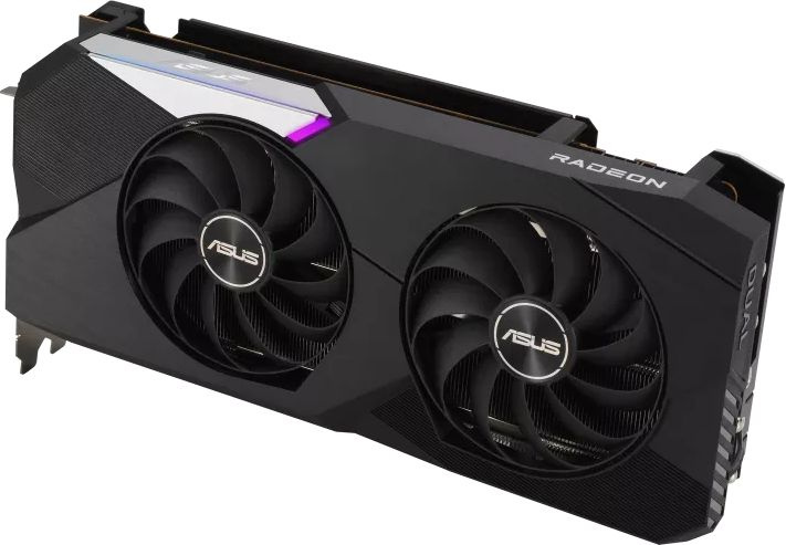 Видеокарта Asus PCI-E 4.0 DUAL-RX6700XT-O12G AMD Radeon RX 6700XT 12288Mb 192 GDDR6 2474/16000 HDMIx1 DPx3 HDCP Ret — фото 5