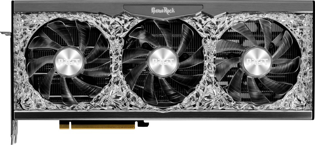 Видеокарта Palit PCI-E 4.0 PA-RTX3090TI GAMEROCK OC NVIDIA GeForce RTX 3090TI 24576Mb 384 GDDR6X 1560/21000 HDMIx1 DPx3 HDCP Ret