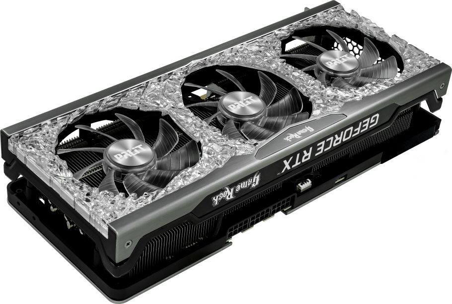 Видеокарта Palit PCI-E 4.0 PA-RTX3080 GAMEROCK 12G LHR NVIDIA GeForce RTX 3080 12288Mb 384 GDDR6X 1260/19000 HDMIx1 DPx3 HDCP Ret — фото 4