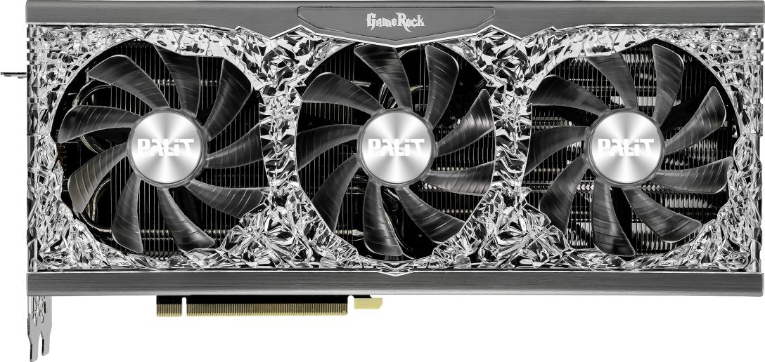 Видеокарта Palit PCI-E 4.0 PA-RTX3080 GAMEROCK 12G LHR NVIDIA GeForce RTX 3080 12288Mb 384 GDDR6X 1260/19000 HDMIx1 DPx3 HDCP Ret — фото 8