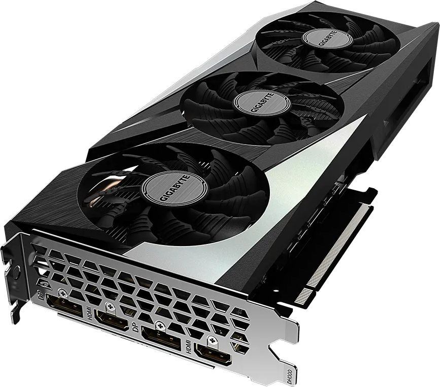 Видеокарта Gigabyte PCI-E 4.0 GV-N3050GAMING OC-8GD NVIDIA GeForce RTX 3050 8192Mb 128 GDDR6 1822/14000 HDMIx2 DPx2 HDCP Ret — фото 3
