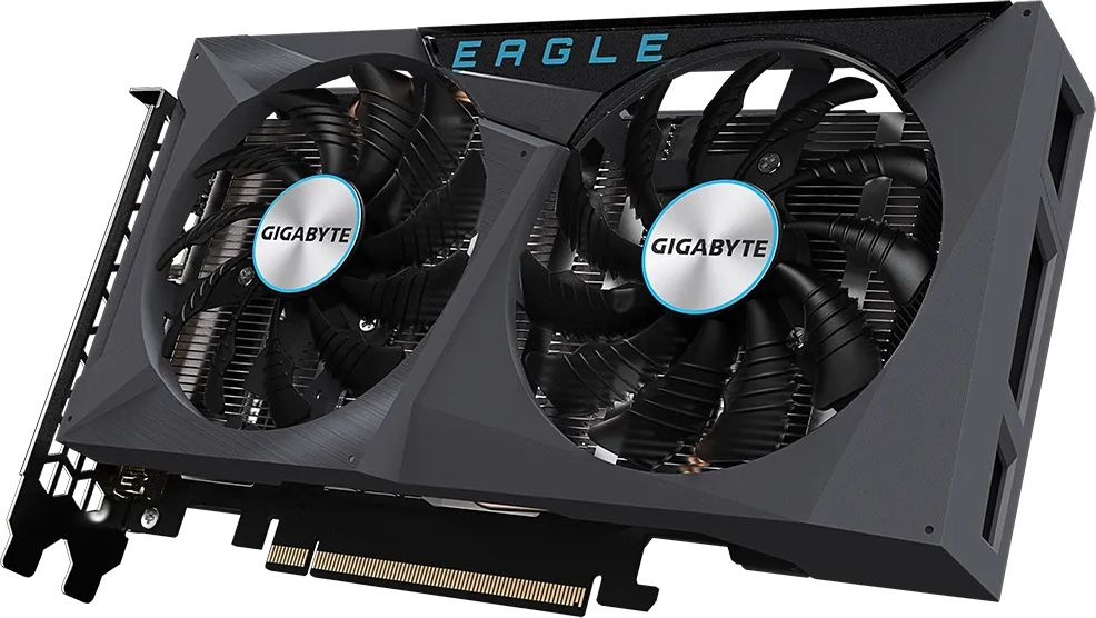 Видеокарта Gigabyte PCI-E 4.0 GV-N3050EAGLE OC-8GD NVIDIA GeForce RTX 3050 8192Mb 128 GDDR6 1792/14000 HDMIx2 DPx2 HDCP Ret — фото 2