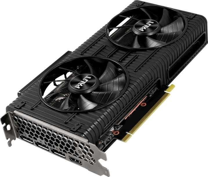 Видеокарта Palit PCI-E 4.0 PA-RTX3060Ti DUAL 8G V1 LHR NVIDIA GeForce RTX 3060Ti 8192Mb 256 GDDR6 1410/14000 HDMIx1 DPx3 HDCP Bulk — фото 2
