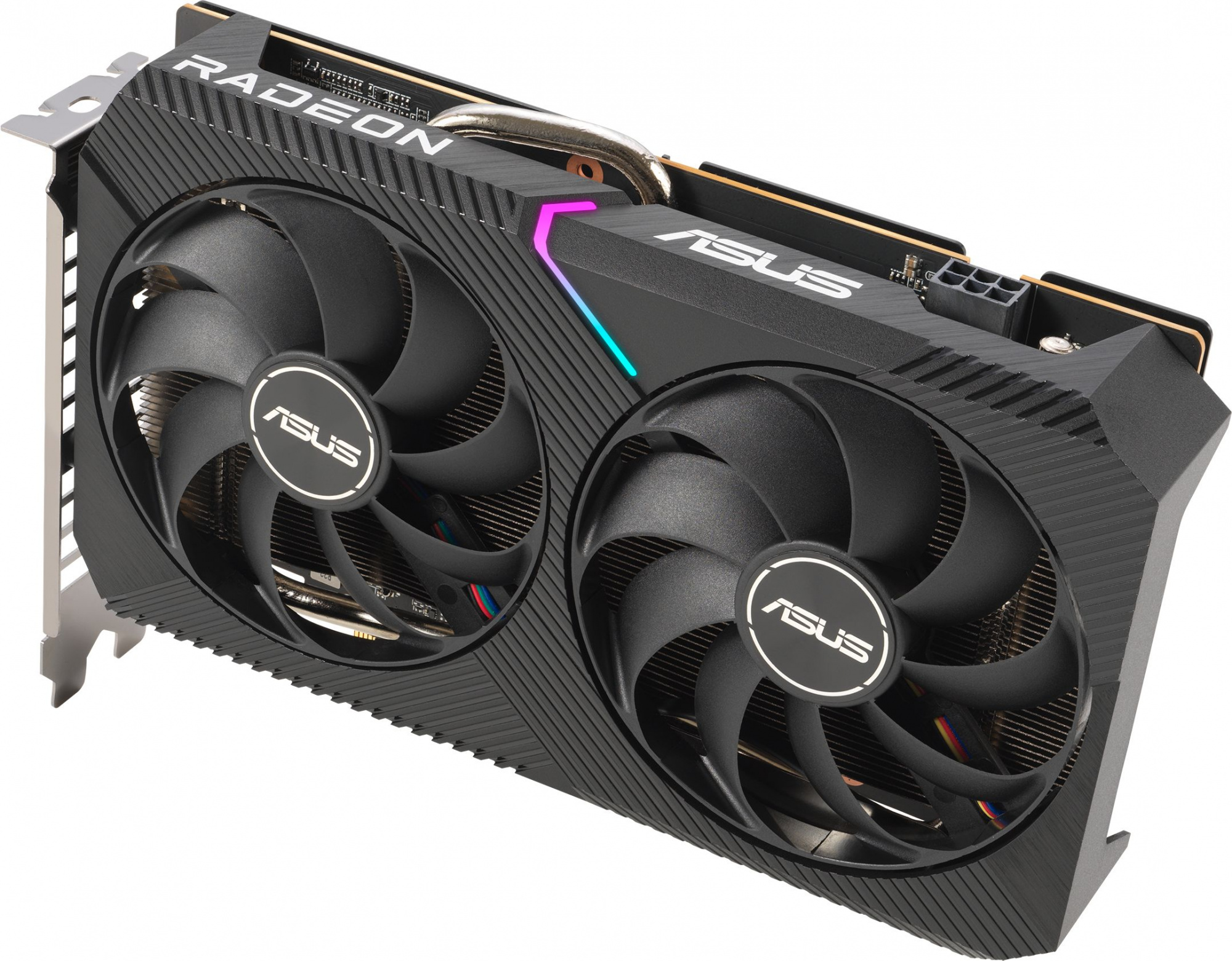 Видеокарта Asus PCI-E 4.0 DUAL-RX6500XT-O4G AMD Radeon RX 6500XT 4096Mb 64 GDDR6 2650/18000 HDMIx1 DPx1 HDCP Ret — фото 6