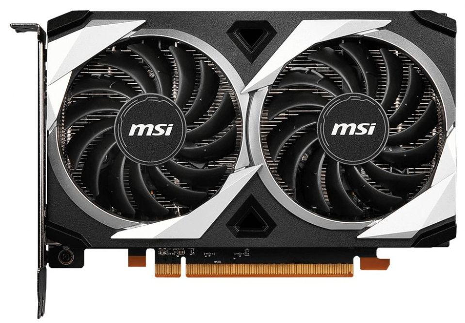 Видеокарта MSI PCI-E 4.0 RX 6500 XT MECH 2X 4G OC AMD Radeon RX 6500XT 4096Mb 64 GDDR6 2685/18000 HDMIx1 DPx1 HDCP Ret — фото 2