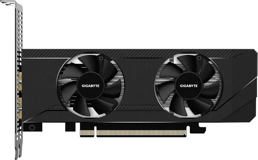 Видеокарта Gigabyte PCI-E 4.0 GV-R64D6-4GL AMD Radeon RX 6400 4096Mb 64 GDDR6 2039/16000 HDMIx1 DPx1 HDCP Ret low profile