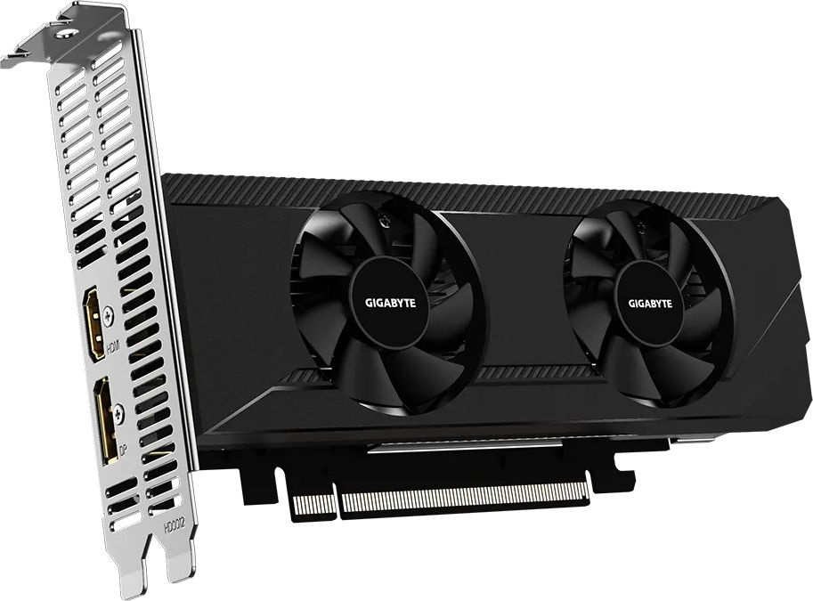 Видеокарта Gigabyte PCI-E 4.0 GV-R64D6-4GL AMD Radeon RX 6400 4096Mb 64 GDDR6 2039/16000 HDMIx1 DPx1 HDCP Ret low profile — фото 3