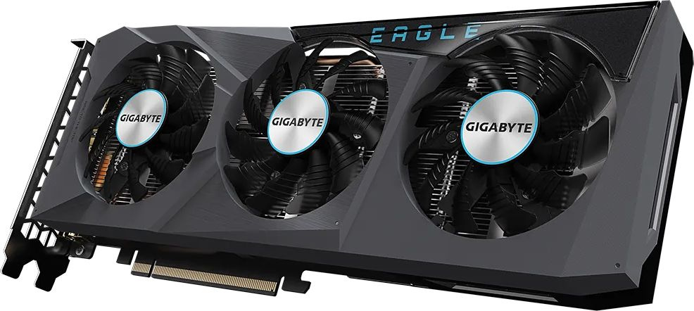 Видеокарта Gigabyte PCI-E 4.0 GV-R665XTEAGLE-8GD AMD Radeon RX 6650XT 8192Mb 128 GDDR6 2410/17500 HDMIx2 DPx2 HDCP Ret — фото 2