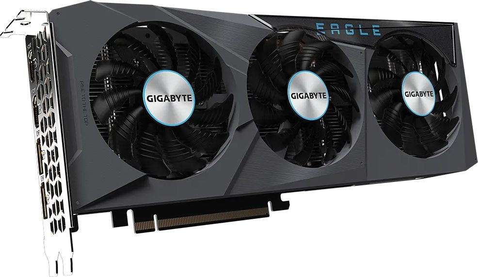 Видеокарта Gigabyte PCI-E 4.0 GV-R665XTEAGLE-8GD AMD Radeon RX 6650XT 8192Mb 128 GDDR6 2410/17500 HDMIx2 DPx2 HDCP Ret — фото 3