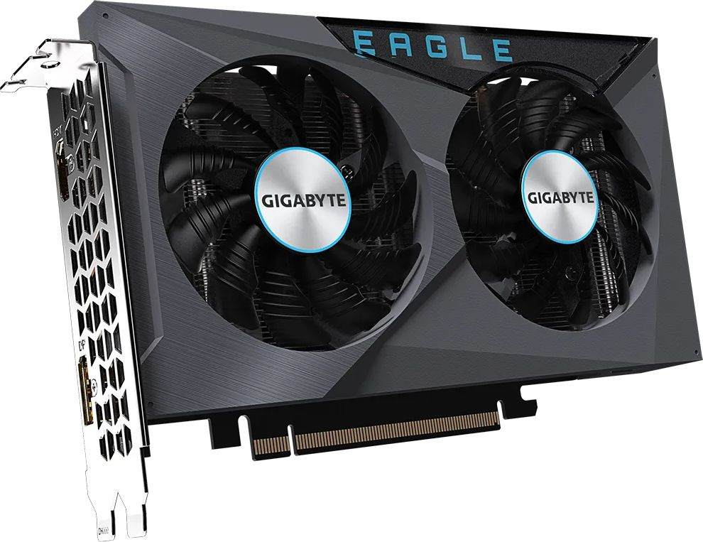 Видеокарта Gigabyte PCI-E 4.0 GV-R65XTEAGLE-4GD AMD Radeon RX 6500XT 4096Mb 64 GDDR6 2610/18000 HDMIx1 DPx1 HDCP Ret — фото 2