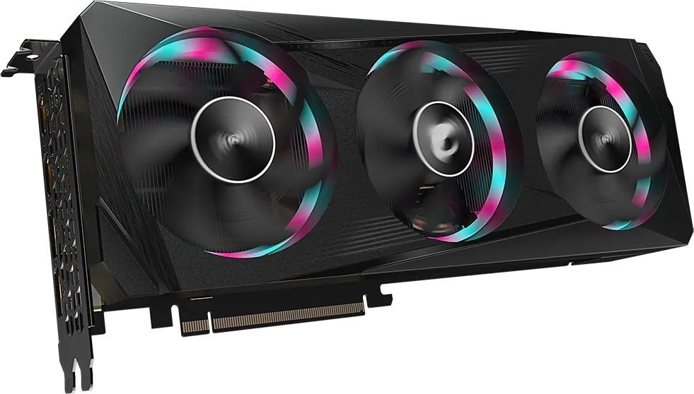Видеокарта Gigabyte PCI-E 4.0 GV-R675XTAORUS E-12GD AMD Radeon RX 6750XT 12288Mb 192 GDDR6 2554/18000 HDMIx2 DPx2 HDCP Ret — фото 3
