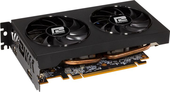 Видеокарта PowerColor PCI-E 4.0 AXRX 6500XT 4GBD6-DH/OC AMD Radeon RX 6500XT 4096Mb 64 GDDR6 2650/18000 HDMIx1 DPx1 HDCP Ret — фото 2