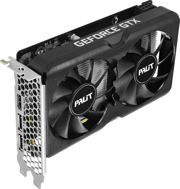 Видеокарта Palit PCI-E PA-GTX1630 DUAL 4G NVIDIA GeForce GTX 1630 4096Mb 64 GDDR6 1740/12000 HDMIx1 DPx2 HDCP Ret — фото 2