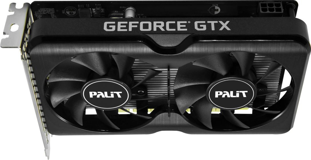 Видеокарта Palit PCI-E PA-GTX1630 DUAL 4G NVIDIA GeForce GTX 1630 4096Mb 64 GDDR6 1740/12000 HDMIx1 DPx2 HDCP Ret — фото 3
