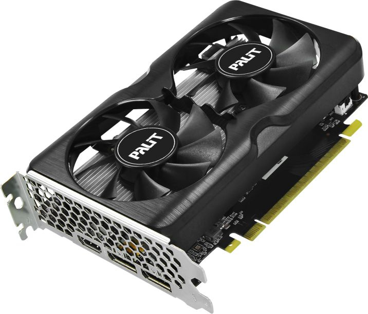Видеокарта Palit PCI-E PA-GTX1630 DUAL 4G NVIDIA GeForce GTX 1630 4096Mb 64 GDDR6 1740/12000 HDMIx1 DPx2 HDCP Ret — фото 4