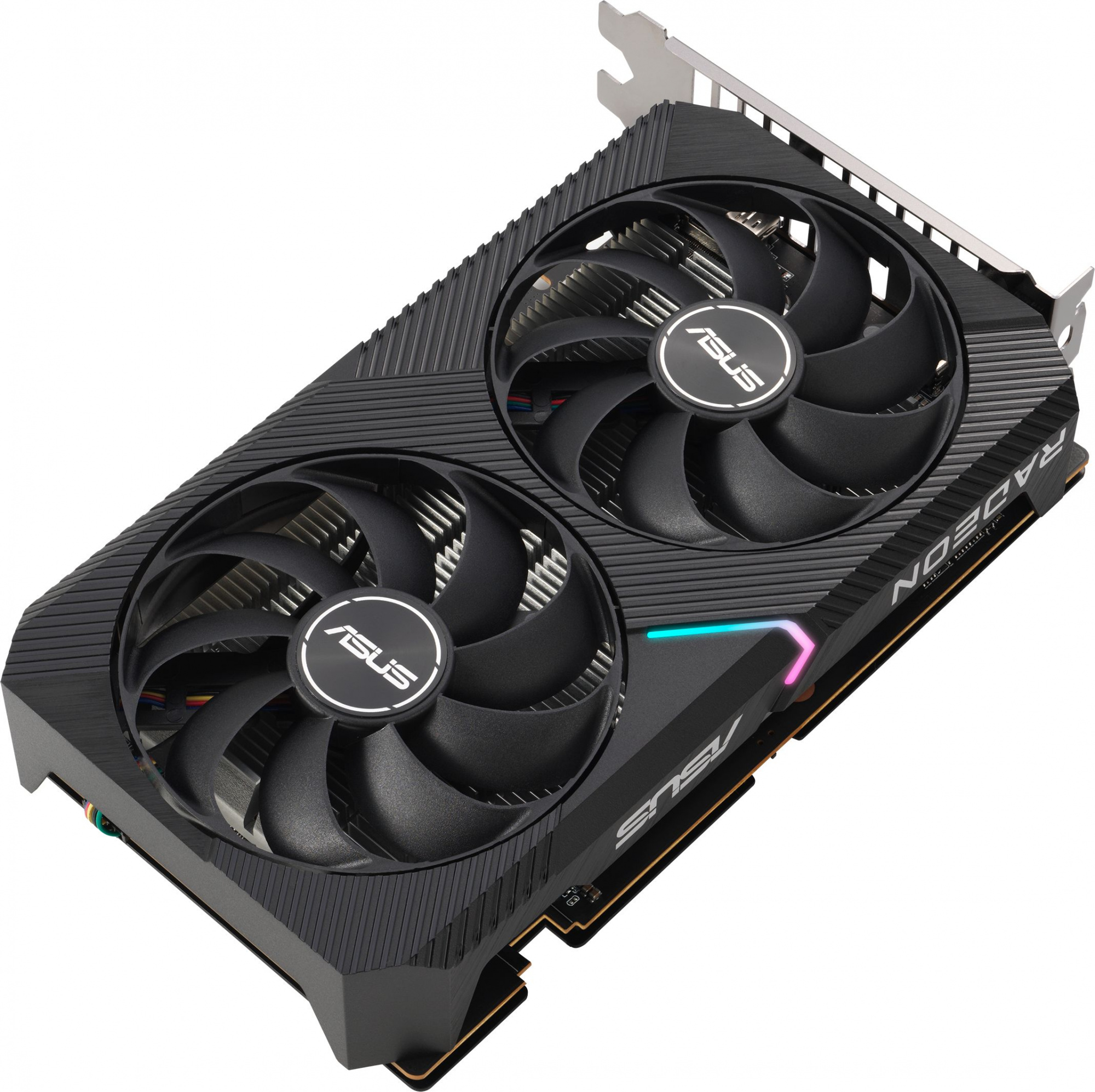 Видеокарта Asus PCI-E 4.0 DUAL-RX6400-4G AMD Radeon RX 6400 4096Mb 64 GDDR6 2039/16000 HDMIx1 DPx1 HDCP Ret — фото 3