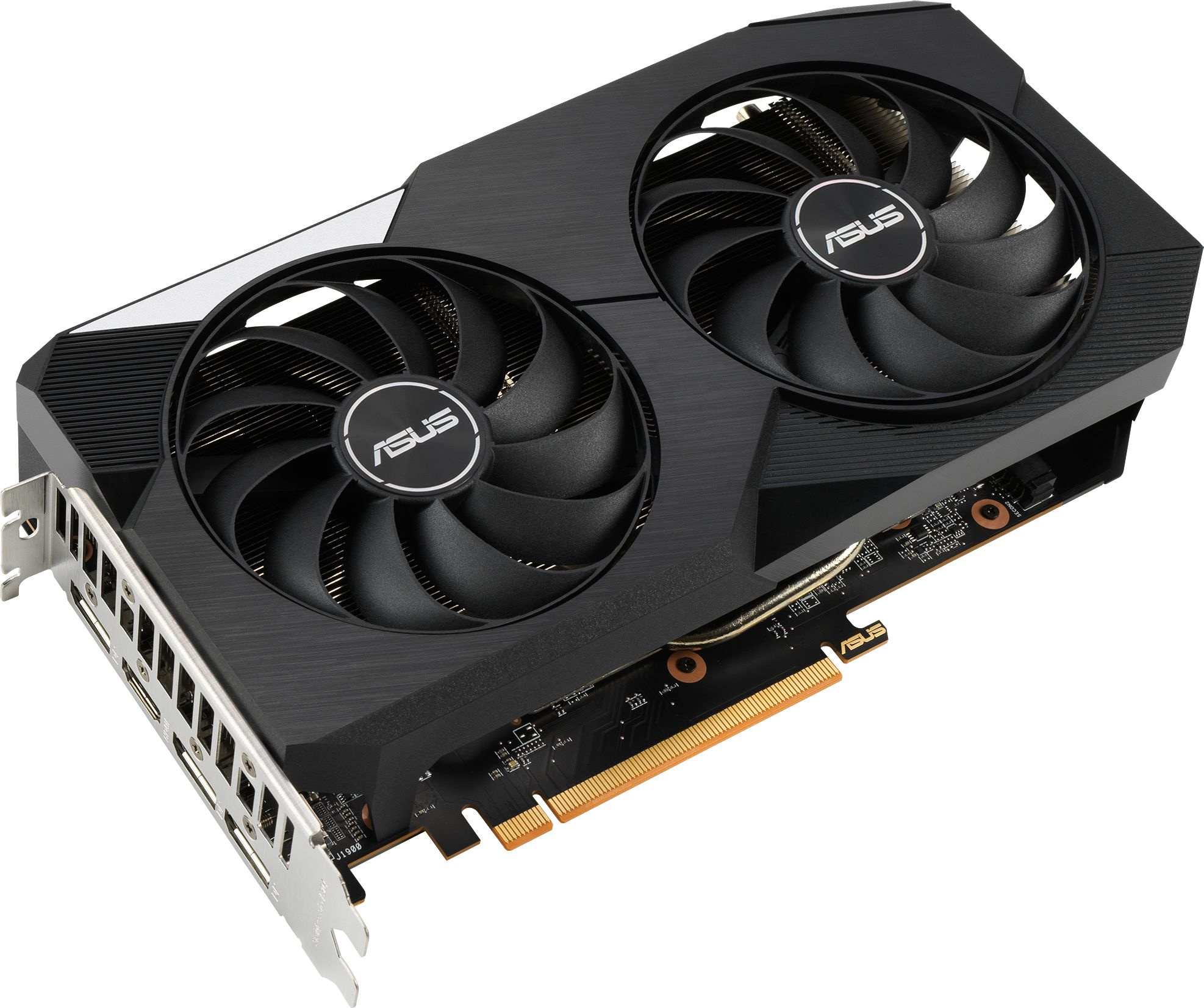 Видеокарта Asus PCI-E 4.0 DUAL-RX6650XT-O8G AMD Radeon RX 6650XT 8192Mb 128 GDDR6 2447/17500 HDMIx1 DPx3 HDCP Ret — фото 2