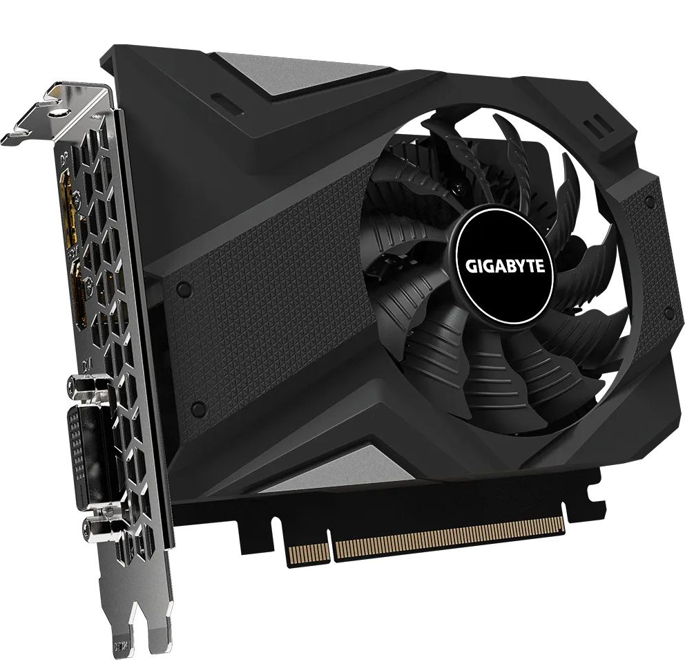 Видеокарта Gigabyte PCI-E GV-N1630OC-4GD NVIDIA GeForce GTX 1630 4096Mb 64 GDDR6 1815/12000 DVIx1 HDMIx1 DPx1 HDCP Ret — фото 2