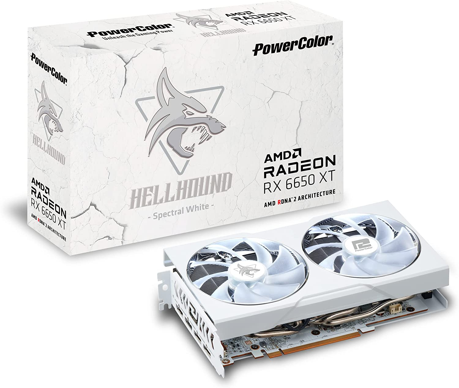 Видеокарта PowerColor PCI-E 4.0 AXRX 6650XT 8GBD6-3DHLV2/OC AMD Radeon RX 6650XT 8192Mb 128 GDDR6 2410/17500 HDMIx1 DPx3 HDCP Ret — фото 6