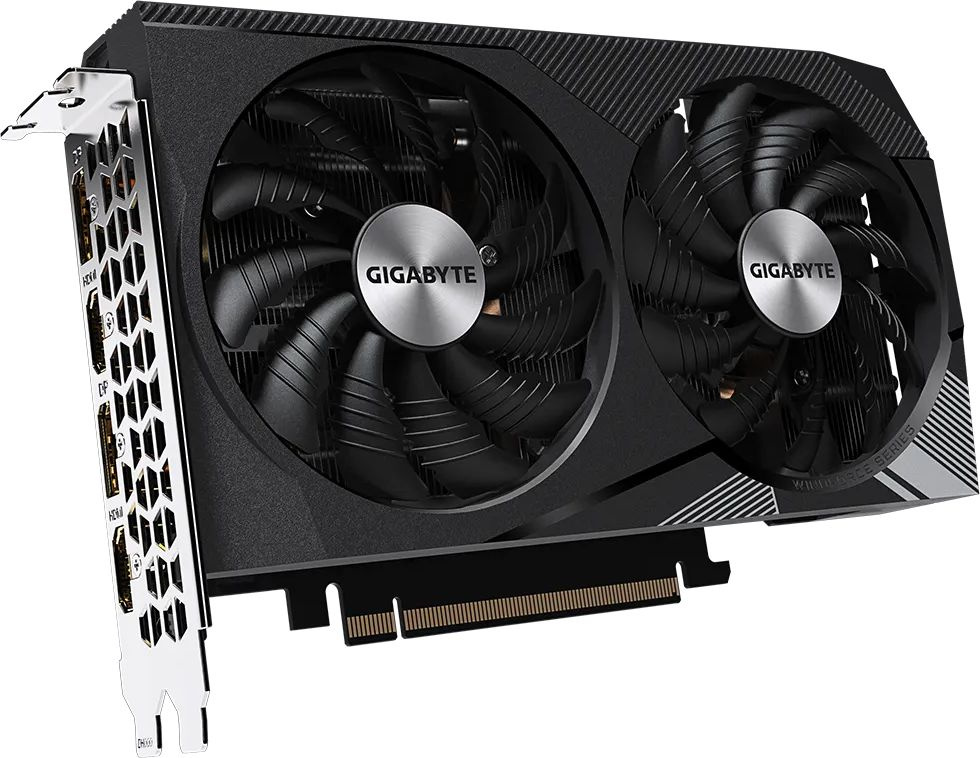 Видеокарта Gigabyte PCI-E 4.0 GV-N306TWF2OC-8GD NVIDIA GeForce RTX 3060Ti 8192Mb 256 GDDR6 1680/14000 HDMIx2 DPx2 HDCP Ret — фото 2