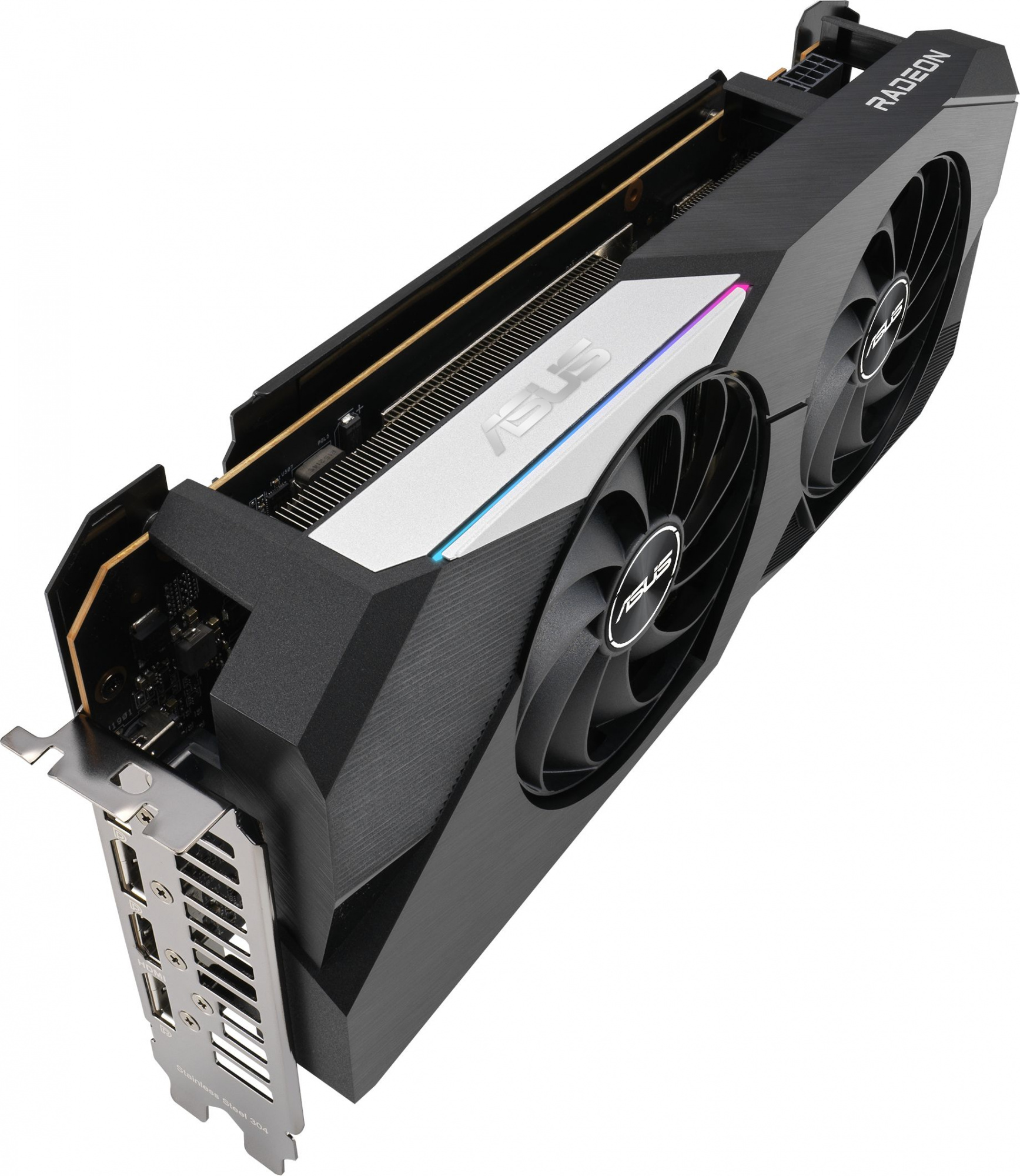 Видеокарта Asus PCI-E 4.0 DUAL-RX6750XT-O12G AMD Radeon RX 6750XT 12288Mb 192 GDDR6 2512/18000 HDMIx1 DPx3 HDCP Ret — фото 5