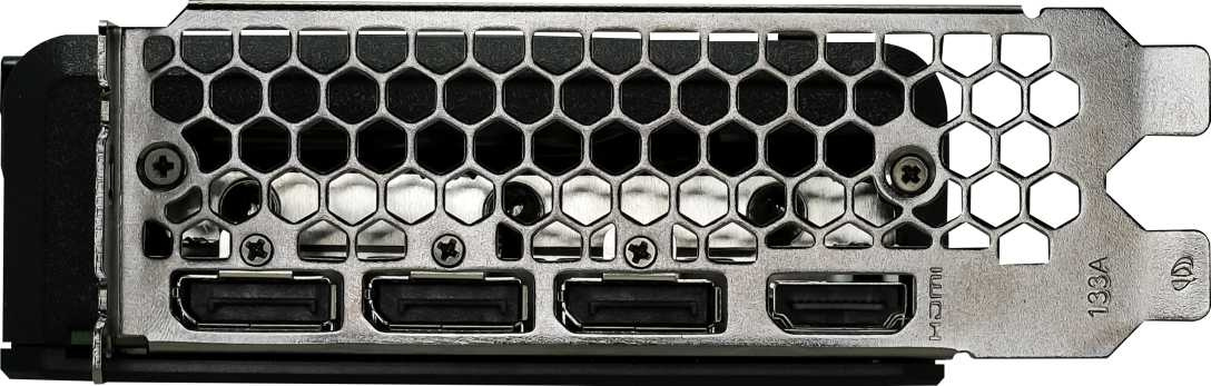 Видеокарта Palit PCI-E 4.0 PA-RTX3060Ti DUAL 8G NVIDIA GeForce RTX 3060Ti 8192Mb 256 GDDR6 1410/14000 HDMIx1 DPx3 HDCP Ret — фото 4