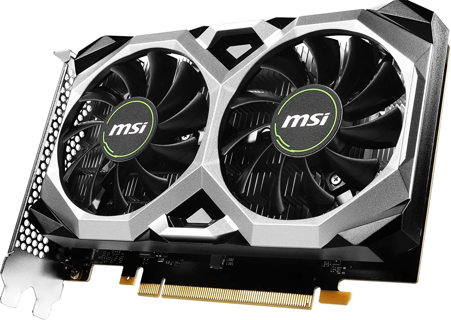 Видеокарта MSI PCI-E GTX 1630 VENTUS XS 4G OC NVIDIA GeForce GTX 1630 4096Mb 64 GDDR6 1815/12000 DVIx1 HDMIx1 DPx1 HDCP Ret — фото 4