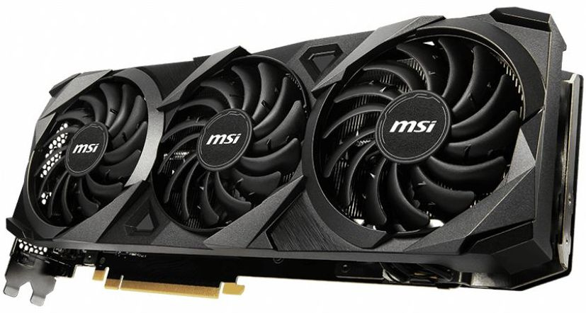 Видеокарта MSI PCI-E 4.0 RTX 3080 VENTUS 3X PLUS 12G LHR NVIDIA GeForce RTX 3080 12288Mb 384 GDDR6X 1710/19000 HDMIx1 DPx3 HDCP Ret — фото 2