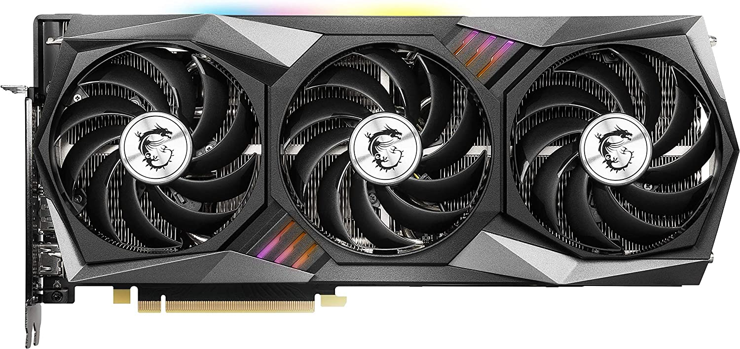 Видеокарта MSI PCI-E 4.0 RTX 3070 GAMING TRIO PLUS 8G LHR NVIDIA GeForce RTX 3070 8192Mb 256 GDDR6 1770/14000 HDMIx1 DPx3 HDCP Ret
