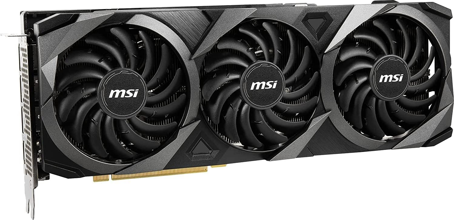 Видеокарта MSI PCI-E 4.0 RTX 3080 Ti VENTUS 3X 12G NVIDIA GeForce RTX 3080TI 12288Mb 384 GDDR6X 1665/19000 HDMIx1 DPx3 HDCP Ret — фото 2
