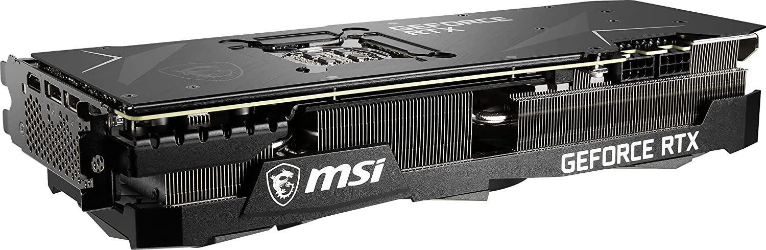 Видеокарта MSI PCI-E 4.0 RTX 3080 Ti VENTUS 3X 12G NVIDIA GeForce RTX 3080TI 12288Mb 384 GDDR6X 1665/19000 HDMIx1 DPx3 HDCP Ret — фото 6