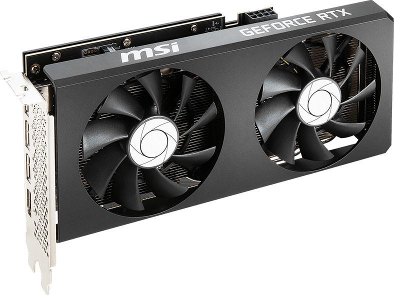 Видеокарта MSI PCI-E 4.0 RTX 3060 Ti TWIN FAN 8G LHR NVIDIA GeForce RTX 3060Ti 8192Mb 256 GDDR6 1665/14000 HDMIx1 DPx3 HDCP Ret — фото 2