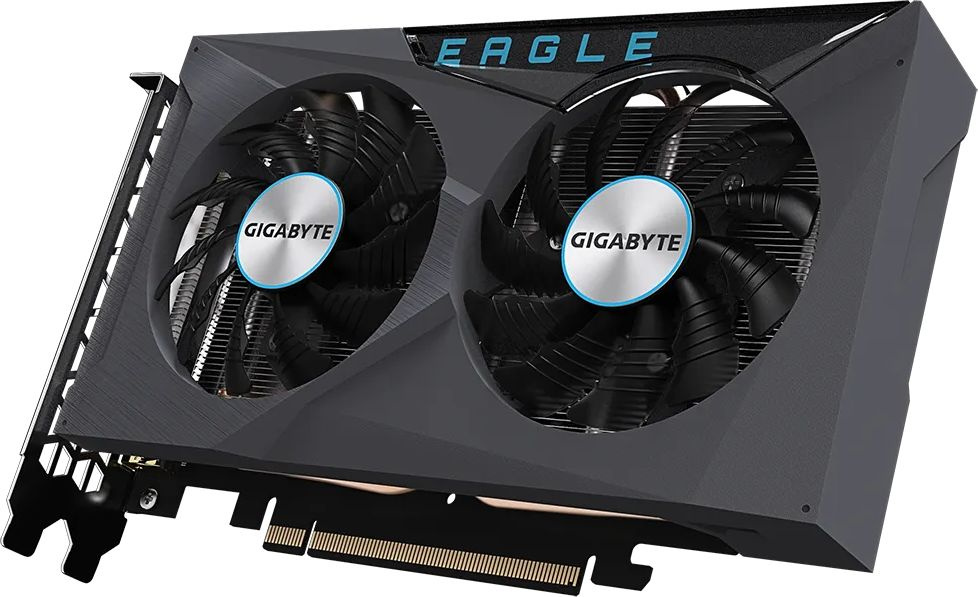 Видеокарта Gigabyte PCI-E 4.0 GV-R64EAGLE-4GD AMD Radeon RX 6400 4096Mb 64 GDDR6 2039/16000 HDMIx1 DPx1 HDCP Ret — фото 3