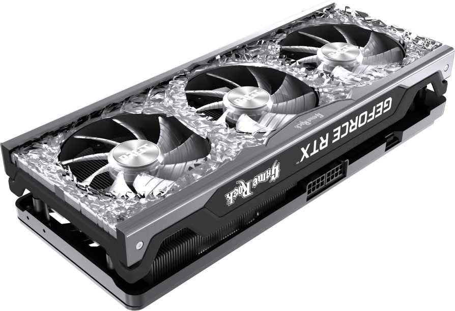 Видеокарта Palit PCI-E 4.0 PA-RTX3070 GAMEROCK 8G V1 LHR NVIDIA GeForce RTX 3070 8192Mb 256 GDDR6 1500/14000 HDMIx1 DPx3 HDCP Ret — фото 8