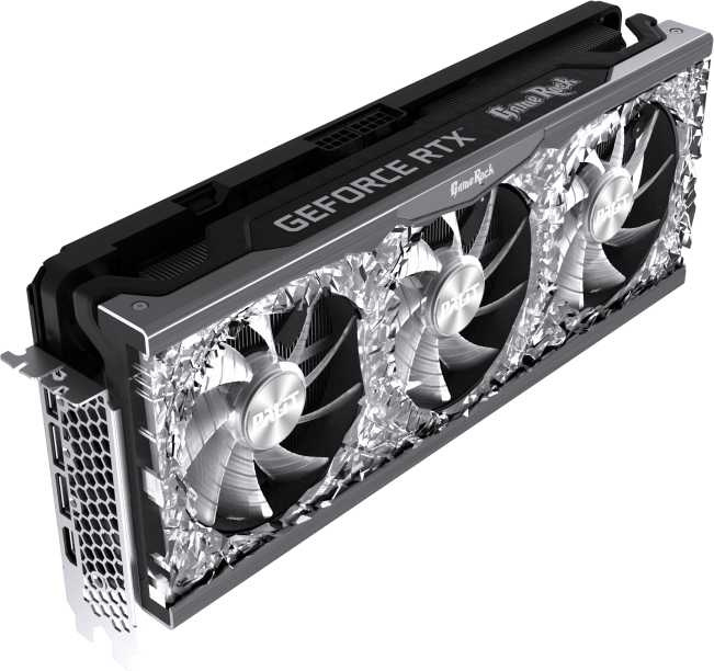 Видеокарта Palit PCI-E 4.0 PA-RTX3070 GAMEROCK 8G V1 LHR NVIDIA GeForce RTX 3070 8192Mb 256 GDDR6 1500/14000 HDMIx1 DPx3 HDCP Ret — фото 10