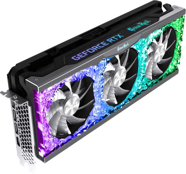 Видеокарта Palit PCI-E 4.0 PA-RTX3070 GAMEROCK 8G V1 LHR NVIDIA GeForce RTX 3070 8192Mb 256 GDDR6 1500/14000 HDMIx1 DPx3 HDCP Ret — фото 11