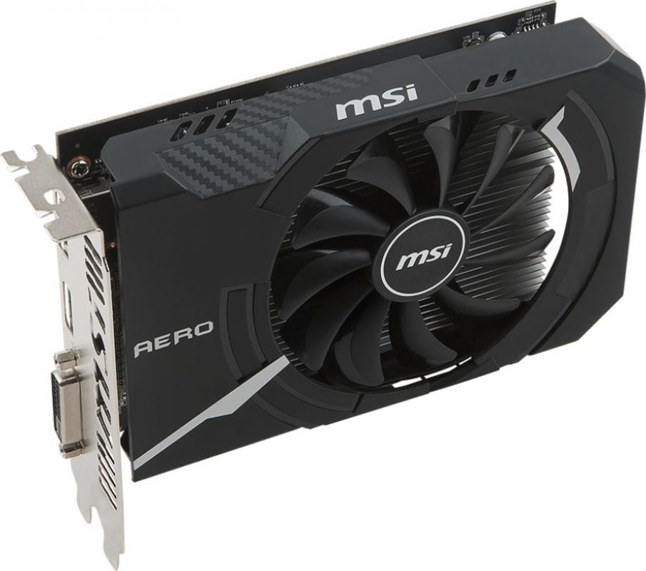 Видеокарта MSI PCI-E Radeon RX 550 AERO ITX 4G OC AMD Radeon RX 550 4096Mb 128 GDDR5 1203/6000 DVIx1 HDMIx1 DPx1 HDCP Ret — фото 2