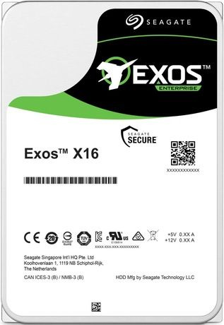 Жесткий диск Seagate Original SATA-III 14Tb ST14000NM001G Server Exos X16 512E (7200rpm) 256Mb 3.5"