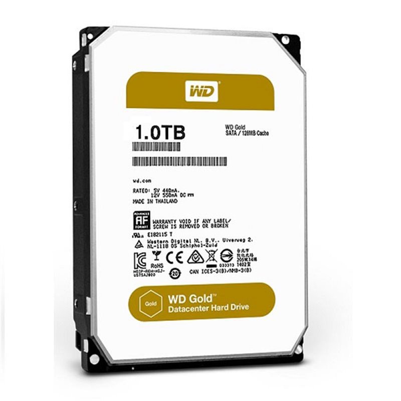 Жесткий диск WD Original SATA-III 1Tb WD1005FBYZ Server Gold (7200rpm) 128Mb 3.5"