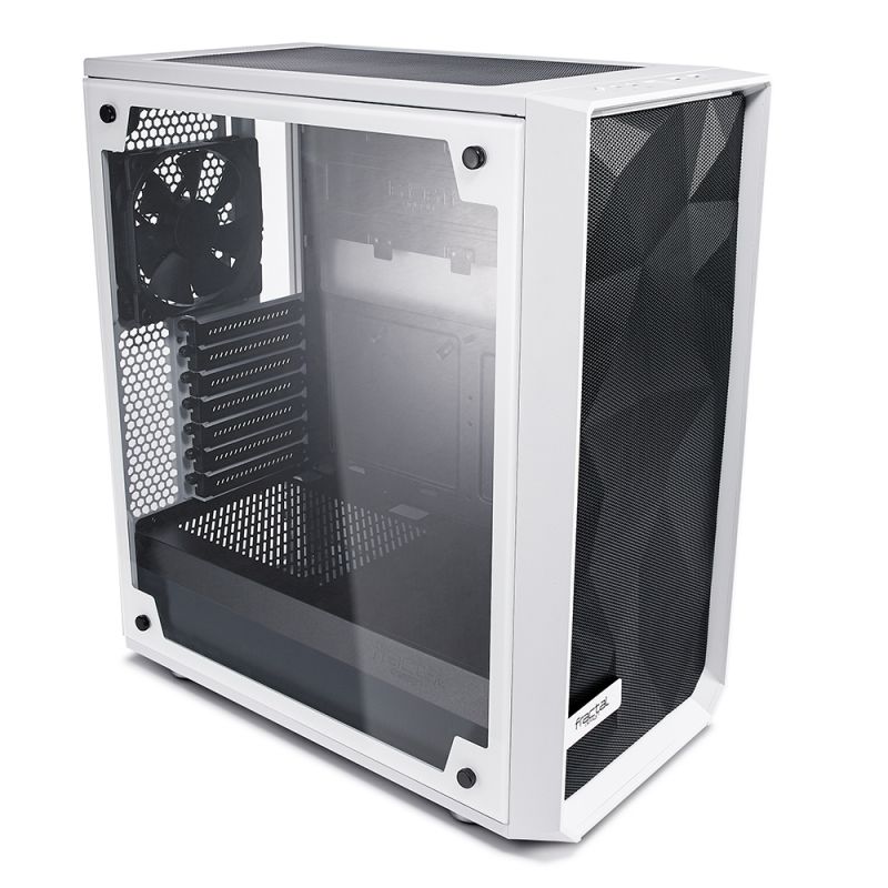 Корпус Fractal Design Meshify C TG белый без БП ATX 5x120mm 4x140mm 2xUSB3.0 audio bott PSU — фото 8