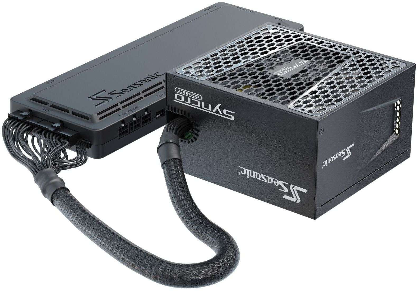 Корпус Seasonic CASE SYNCRO Q704 PLATINUM черный 850W ATX 4x120mm 7x140mm 2xUSB3.0 audio bott PSU — фото 4