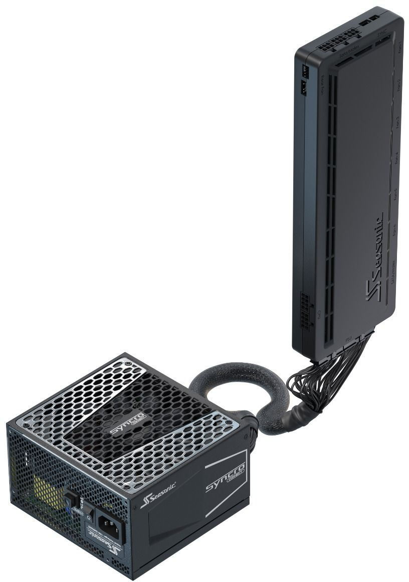 Корпус Seasonic CASE SYNCRO Q704 PLATINUM черный 850W ATX 4x120mm 7x140mm 2xUSB3.0 audio bott PSU — фото 8